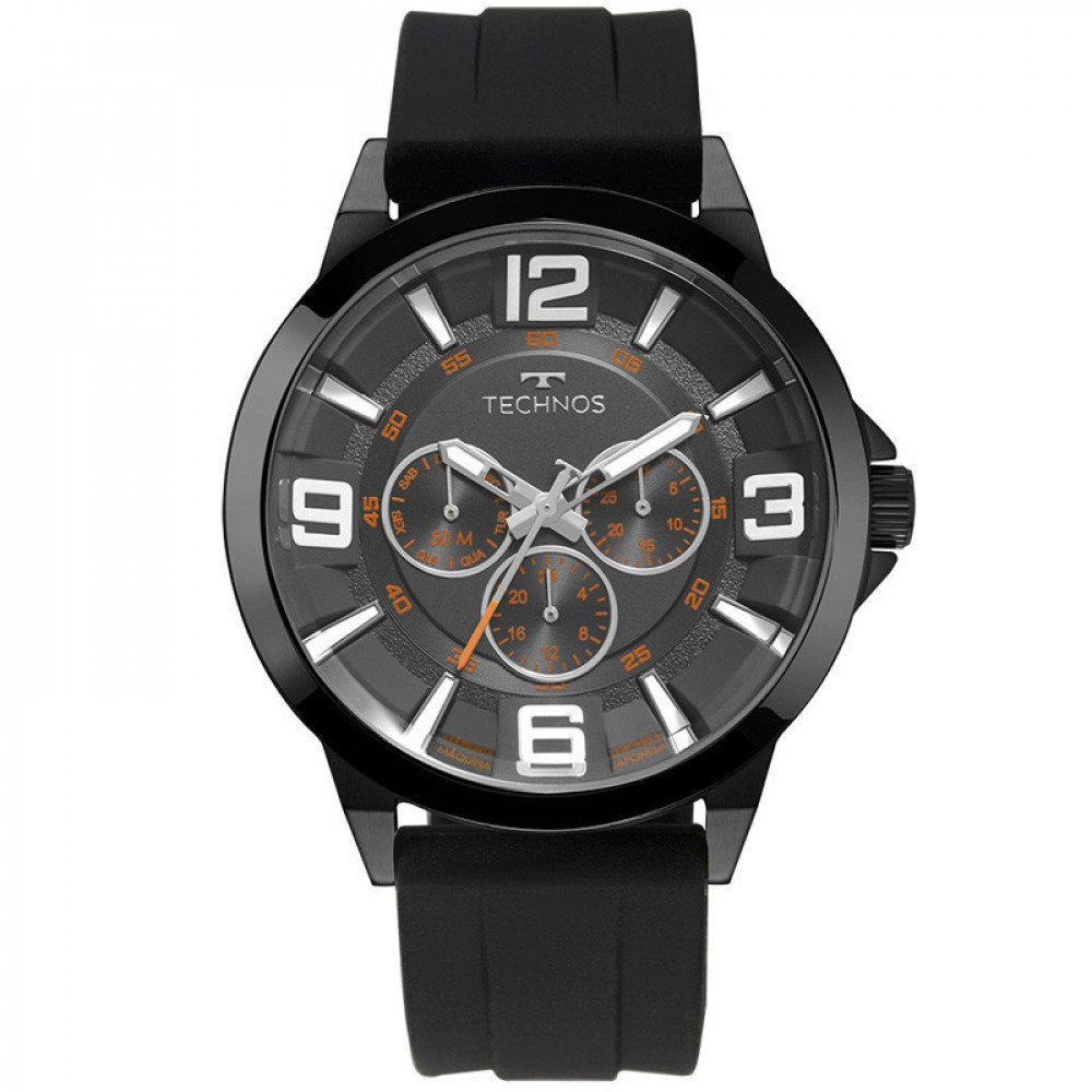 RELOGIO TECHNOS RACER PRETO