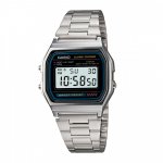 RELOGIO CASIO VINTAGE PRATA DIGITAL